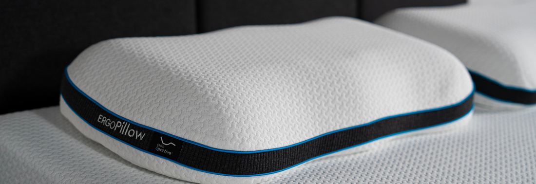 ErgoPillow on top of an ErgoSportive bed